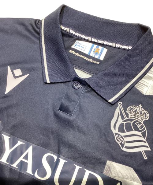 MACRON（マクロン）MACRON (マクロン) ゲームシャツ/ポロシャツ ネイビー サイズ:ＸＸＬの古着・服飾アイテム