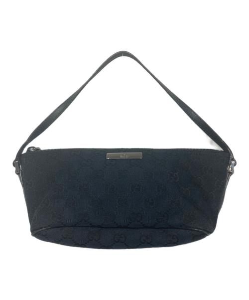 GUCCI（グッチ）GUCCI (グッチ) GG キャンバス アクセサリーポーチ　07198 ブラックの古着・服飾アイテム
