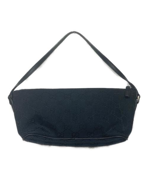 GUCCI（グッチ）GUCCI (グッチ) GG キャンバス アクセサリーポーチ　07198 ブラックの古着・服飾アイテム