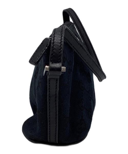 GUCCI（グッチ）GUCCI (グッチ) GG キャンバス アクセサリーポーチ　07198 ブラックの古着・服飾アイテム