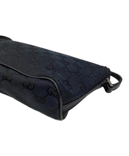 GUCCI（グッチ）GUCCI (グッチ) GG キャンバス アクセサリーポーチ　07198 ブラックの古着・服飾アイテム