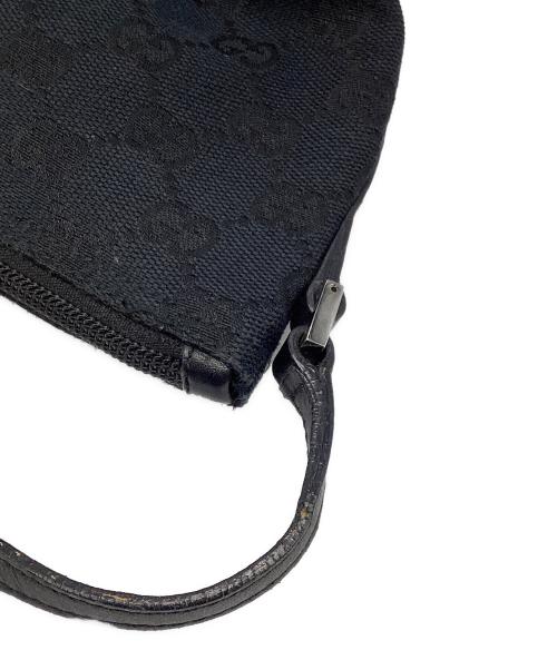 GUCCI（グッチ）GUCCI (グッチ) GG キャンバス アクセサリーポーチ　07198 ブラックの古着・服飾アイテム