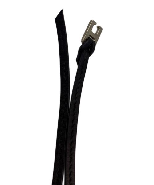 HERMES（エルメス）HERMES (エルメス) H　レザーチョーカー ブラックの古着・服飾アイテム