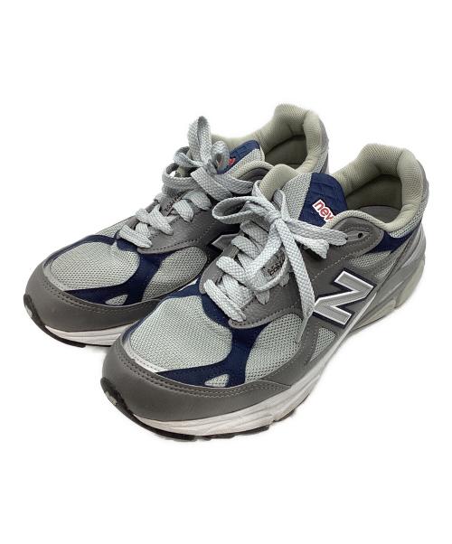 NEW BALANCE（ニューバランス）NEW BALANCE (ニューバランス) M990GJ3　990 V3 グレー×ネイビー サイズ:US10　1/2の古着・服飾アイテム