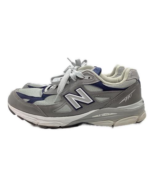 NEW BALANCE（ニューバランス）NEW BALANCE (ニューバランス) M990GJ3　990 V3 グレー×ネイビー サイズ:US10　1/2の古着・服飾アイテム