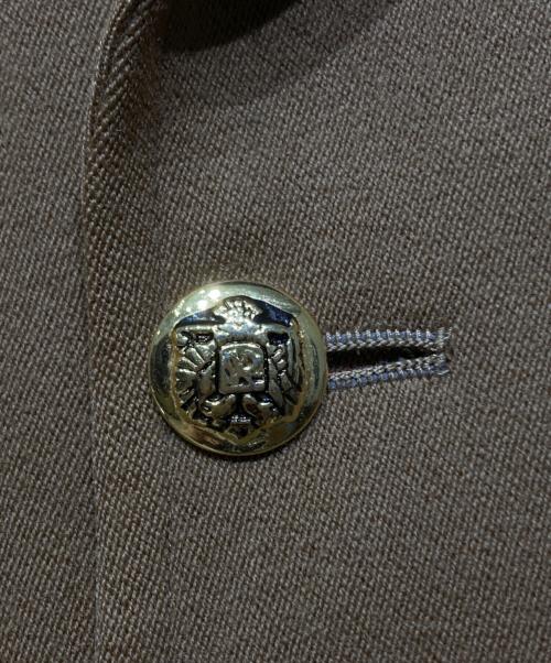 RING JACKET（リングジャケット）RING JACKET (リングジャケット) 金釦ダブルジャケット ブラウン サイズ:95の古着・服飾アイテム