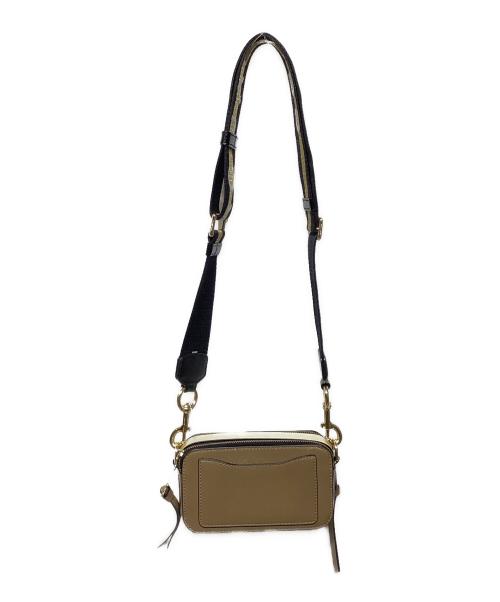 MARC JACOBS（マークジェイコブス）MARC JACOBS (マークジェイコブス) The Snapshotショルダーバッグ ブラウン×ホワイトの古着・服飾アイテム