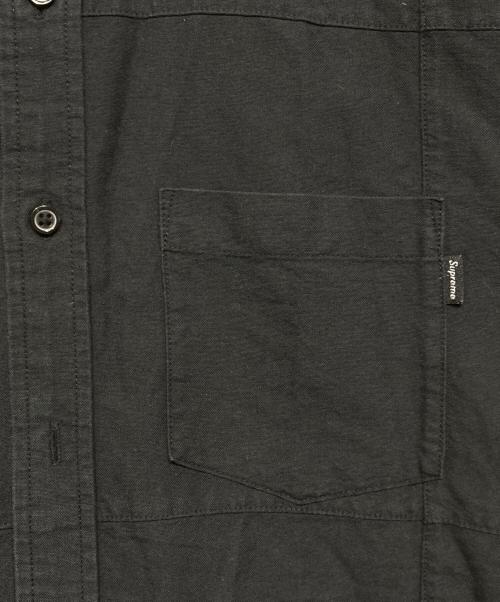 SUPREME（シュプリーム）SUPREME (シュプリーム) 20AW　Patchwork Oxford Shirt（パッチワーク オクスフォード シャツ) ブラック サイズ:Mの古着・服飾アイテム