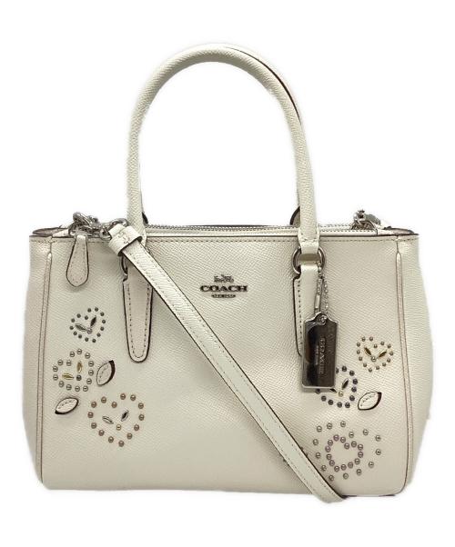 COACH（コーチ）COACH (コーチ) F46292　2WAYショルダーバッグ ホワイトの古着・服飾アイテム