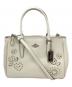 COACH（コーチ）の古着「F46292　2WAYショルダーバッグ」｜ホワイト