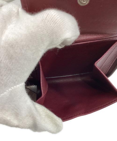 LOEWE（ロエベ）LOEWE (ロエベ) パズル スクエアジップウォレット レッドの古着・服飾アイテム