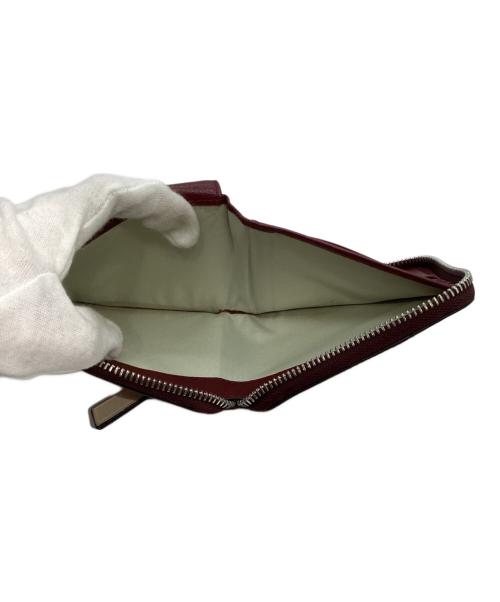 LOEWE（ロエベ）LOEWE (ロエベ) パズル スクエアジップウォレット レッドの古着・服飾アイテム