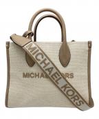 MICHAEL KORSマイケル・コース）の古着「35S2G7ZT1C　キャンバスショルダーバッグ」｜ベージュ