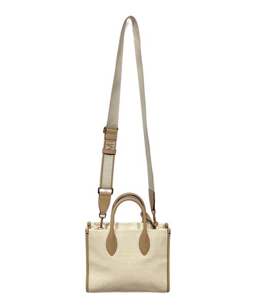 MICHAEL KORS（マイケル・コース）MICHAEL KORS (マイケル・コース) 35S2G7ZT1C　キャンバスショルダーバッグ ベージュの古着・服飾アイテム