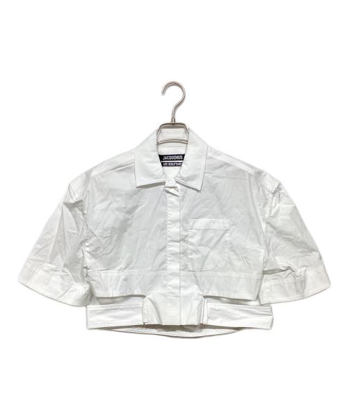 jacquemus（ジャックムス）jacquemus (ジャックムス) クロップドシャツ ホワイト サイズ:36 未使用品の古着・服飾アイテム