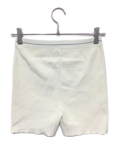 KHAITE（ケイト）KHAITE (ケイト) ストレッチニット ショートパンツ ベージュ サイズ:Lの古着・服飾アイテム