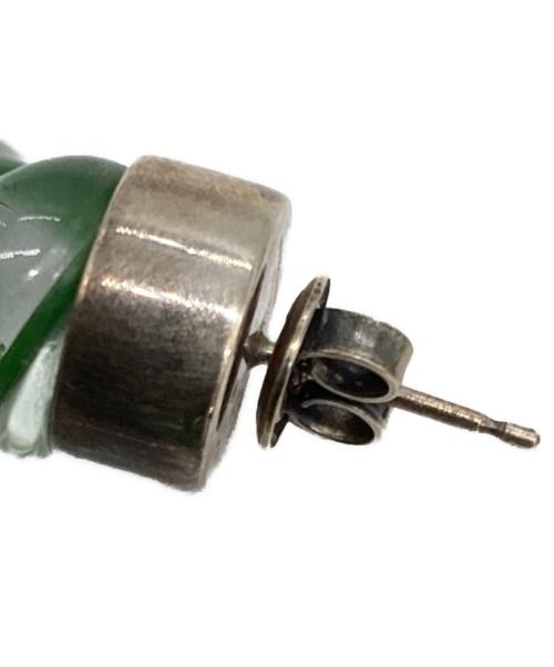 BOTTEGA VENETA（ボッテガベネタ）BOTTEGA VENETA (ボッテガベネタ) ツイスト ガラス ピアス グリーンの古着・服飾アイテム