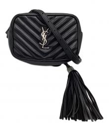 Saint Laurent Paris（サンローランパリ）の古着「534817　Vステッチ ベルトバッグ」｜ブラック
