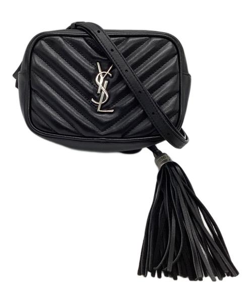 Saint Laurent Paris（サンローランパリ）Saint Laurent Paris (サンローランパリ) 534817　Vステッチ ベルトバッグ ブラックの古着・服飾アイテム
