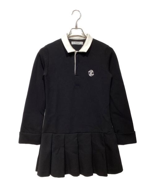 HER LIP TO（ハーリップトゥ）HER LIP TO (ハーリップトゥ) Polo Pleated Mini Dress ブラック サイズ:Sの古着・服飾アイテム