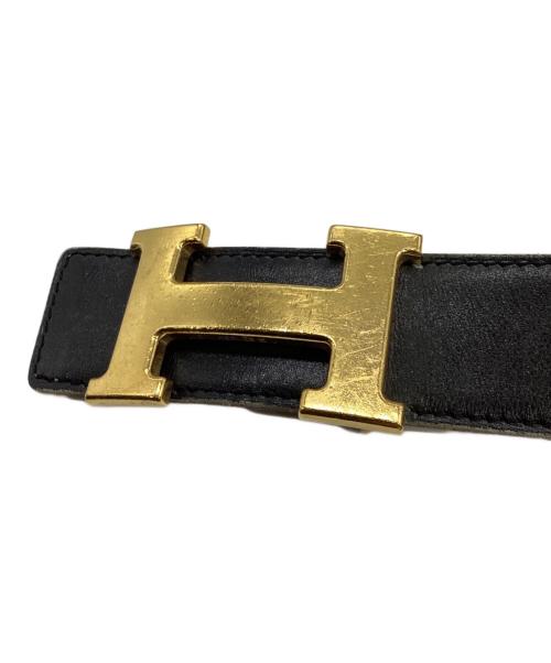 HERMES（エルメス）HERMES (エルメス) Hバックルコンスタンスベルト ブラック サイズ:85の古着・服飾アイテム