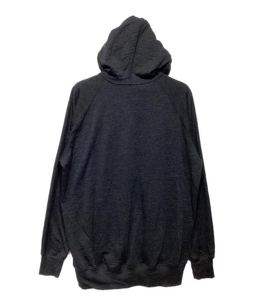 山と道（ヤマトミチ）山と道 (ヤマトミチ) Merino Half Zip Hoody グレー サイズ:Mの古着・服飾アイテム