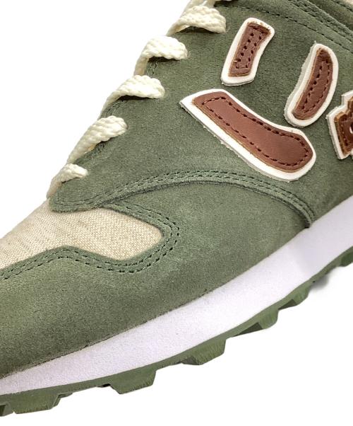 Sangacio（サンガッチョ）Sangacio (サンガッチョ) にゅ～ず　スニーカー　Linen×Olive　 グリーン サイズ:US7.5の古着・服飾アイテム