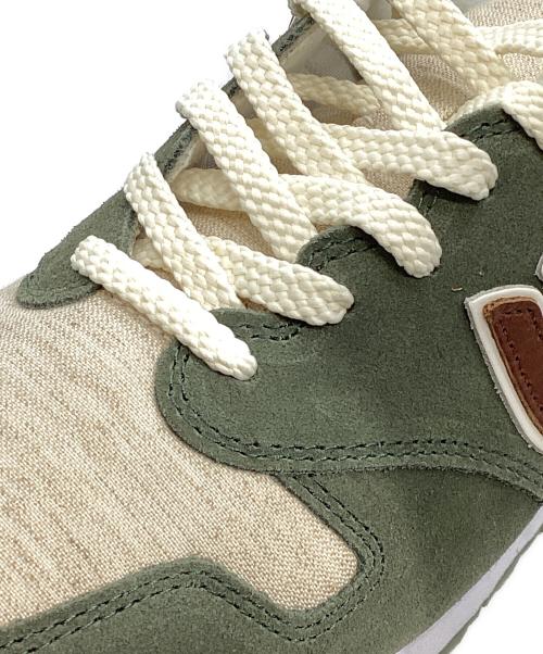 Sangacio（サンガッチョ）Sangacio (サンガッチョ) にゅ～ず　スニーカー　Linen×Olive　 グリーン サイズ:US7.5の古着・服飾アイテム