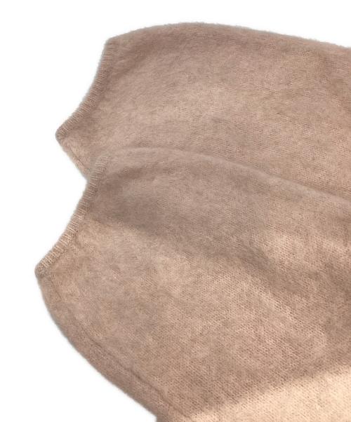 SHENERY（シーナリー）SHENERY (シーナリー) ファーカシミヤキーネックニット ピンク サイズ:Fの古着・服飾アイテム