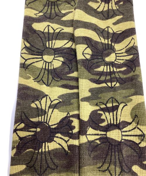 CHROME HEARTS（クロムハーツ）CHROME HEARTS (クロムハーツ) CH Plus Thrml L/S Tee　カモフラサーマルカットソー オリーブ サイズ:Mの古着・服飾アイテム