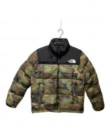 THE NORTH FACE（ザ ノース フェイス）の古着「NOVELTY NUPTSE JACKET」｜グリーン×ブラック
