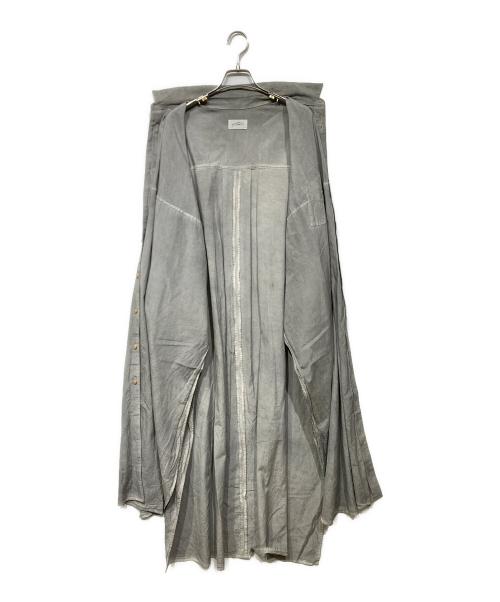 quitan（キタン）quitan (キタン) 製品染め シルクコットンワンピース グレー サイズ:2の古着・服飾アイテム