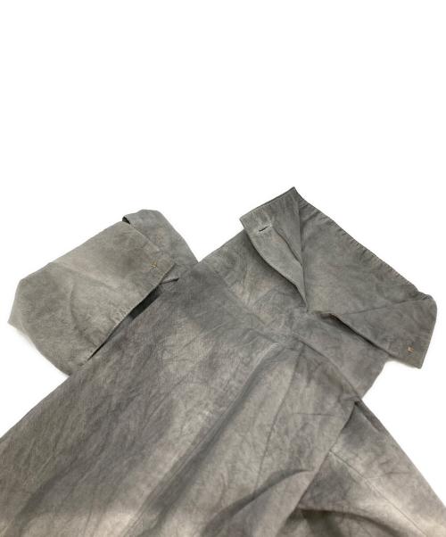 quitan（キタン）quitan (キタン) 製品染め シルクコットンワンピース グレー サイズ:2の古着・服飾アイテム