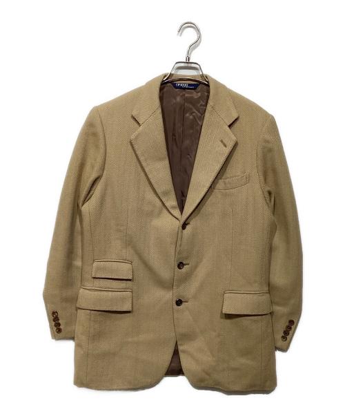 POLO RALPH LAUREN（ポロ・ラルフローレン）POLO RALPH LAUREN (ポロ・ラルフローレン) ヘリンボーンテーラードジャケット ベージュ サイズ:不明の古着・服飾アイテム