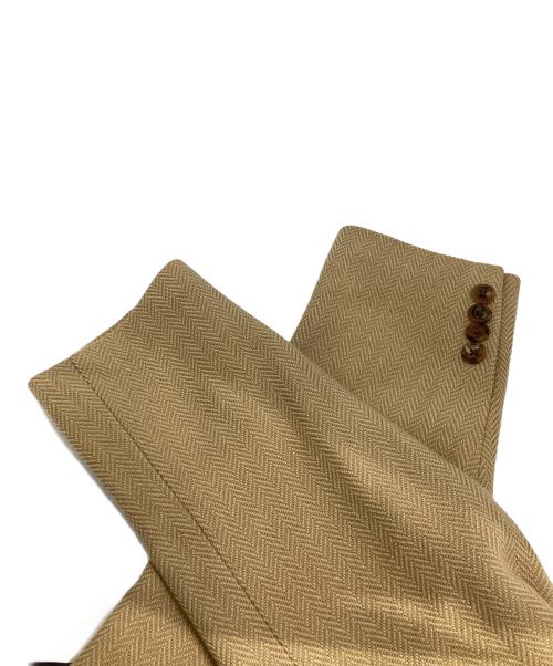 POLO RALPH LAUREN（ポロ・ラルフローレン）POLO RALPH LAUREN (ポロ・ラルフローレン) ヘリンボーンテーラードジャケット ベージュ サイズ:不明の古着・服飾アイテム