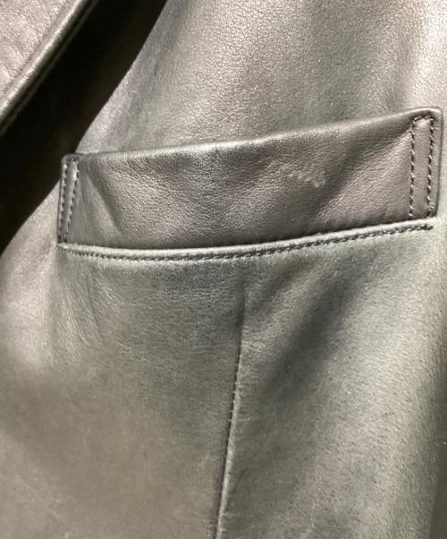 GAP（ギャップ）GAP (ギャップ) レザーテーラードジャケット ブラック サイズ:Mの古着・服飾アイテム