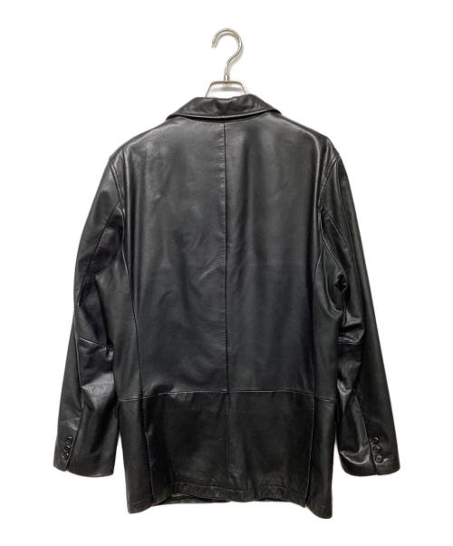 GAP（ギャップ）GAP (ギャップ) レザーテーラードジャケット ブラック サイズ:Mの古着・服飾アイテム