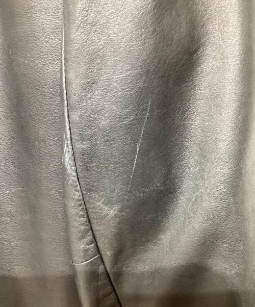 GAP（ギャップ）GAP (ギャップ) レザーテーラードジャケット ブラック サイズ:Mの古着・服飾アイテム