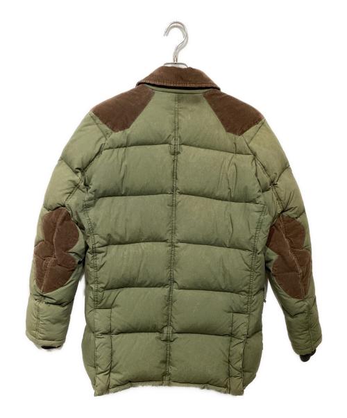 Barbour（バブアー）Barbour (バブアー) ダウンジャケット オリーブ×ブラウン サイズ:Lの古着・服飾アイテム