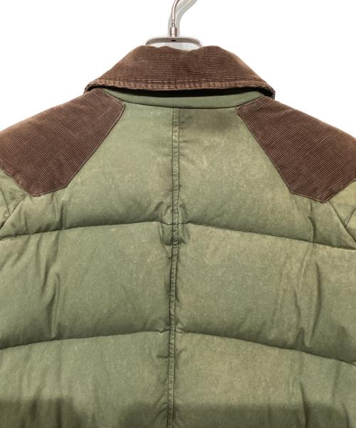 Barbour（バブアー）Barbour (バブアー) ダウンジャケット オリーブ×ブラウン サイズ:Lの古着・服飾アイテム