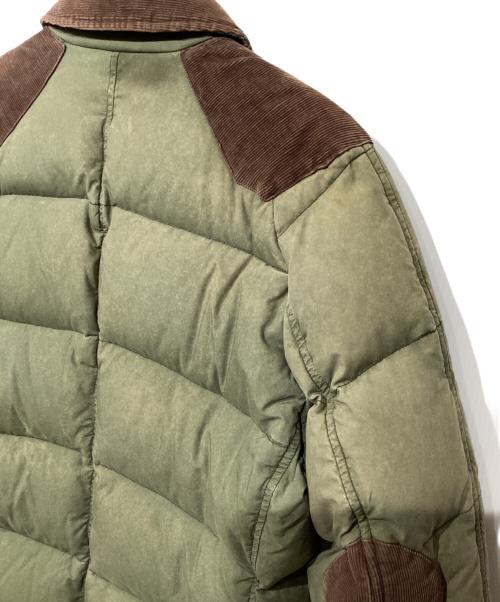 Barbour（バブアー）Barbour (バブアー) ダウンジャケット オリーブ×ブラウン サイズ:Lの古着・服飾アイテム