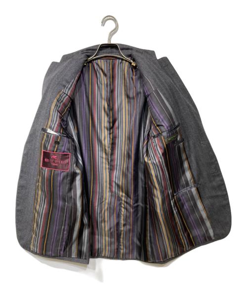 ETRO（エトロ）ETRO (エトロ) シルクカシミヤブレンドセットアップスーツ グレー サイズ:46の古着・服飾アイテム