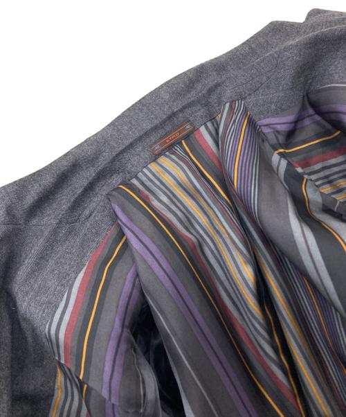 ETRO（エトロ）ETRO (エトロ) シルクカシミヤブレンドセットアップスーツ グレー サイズ:46の古着・服飾アイテム