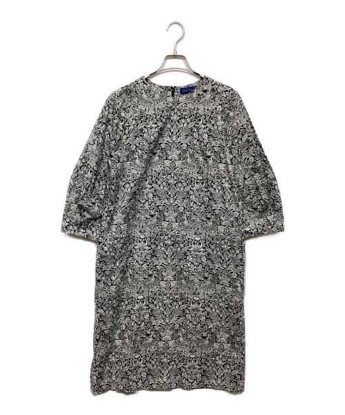 Shower Party（シャワーパーティー）Shower Party (シャワーパーティー) LIBERTY　いちご泥棒 長袖ワンピース ブラック サイズ:2の古着・服飾アイテム