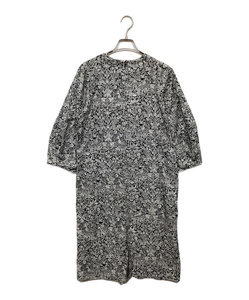 Shower Party（シャワーパーティー）Shower Party (シャワーパーティー) LIBERTY　いちご泥棒 長袖ワンピース ブラック サイズ:2の古着・服飾アイテム