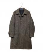PAUL SMITHポールスミス）の古着「カシミヤアンゴラ混ロングコート」｜ブラウン