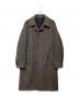 PAUL SMITH（ポールスミス）の古着「カシミヤアンゴラ混ロングコート」｜ブラウン