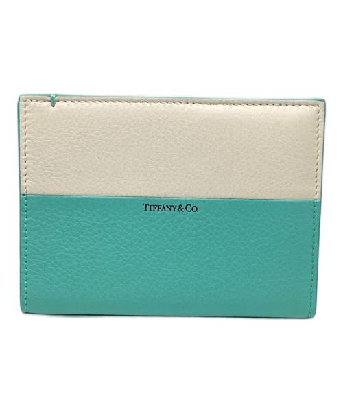 TIFFANY & Co.（ティファニー）TIFFANY & Co. (ティファニー) パスポートカバー ブルーの古着・服飾アイテム