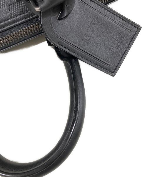 LOUIS VUITTON（ルイ ヴィトン）LOUIS VUITTON (ルイ ヴィトン) N41145　ダミエ・アンフィニ　キーポル・バンドリエール45 オニキスの古着・服飾アイテム