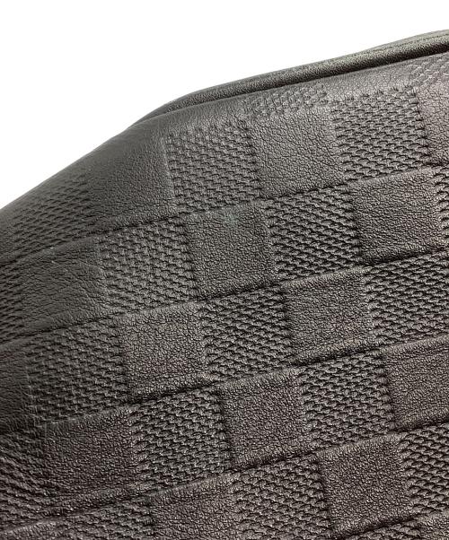 LOUIS VUITTON（ルイ ヴィトン）LOUIS VUITTON (ルイ ヴィトン) N41145　ダミエ・アンフィニ　キーポル・バンドリエール45 オニキスの古着・服飾アイテム